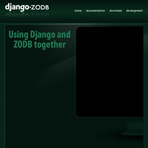 Layout provisório do site do projeto Django-ZODB